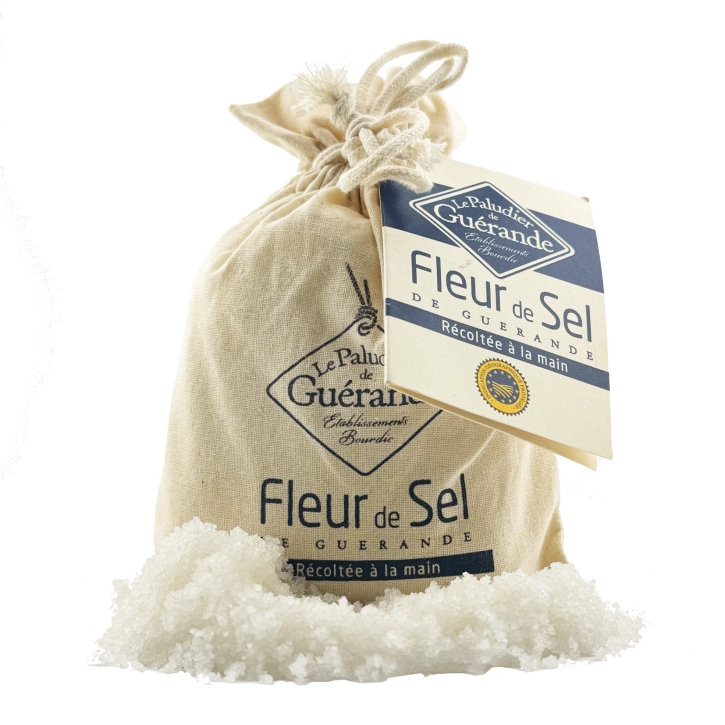 Fleur de Sel Guérande - Le Paludier - 250 g Jutebeutel