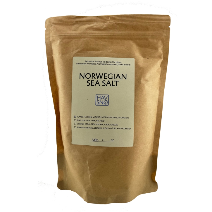 Norwegen - HAVSNØ Meersalzflocken - 650 g Packung